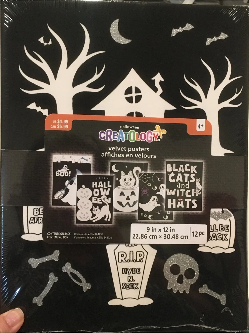 Halloween Color Me Velvet Poster Set (2 packages)
